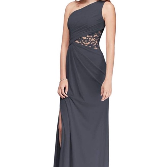David's Bridal Dresses & Skirts - Dark Grey Bridesmaid Dress
